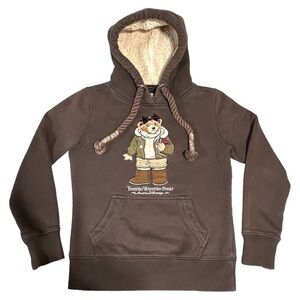 Teenie Weenie Bear Girls Hoodie Sweatshirt Sweater Kids Brown‎
